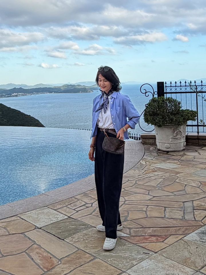 有村さんスカーフアレンジ①
