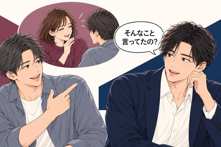 「そんなこと言ってた？」男性は“本命女性の褒め言葉”を伝え聞くと特別うれしい