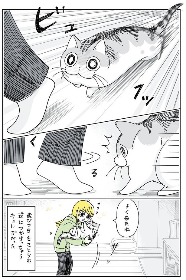 逆につかまっちゃうキュルガ （C）キュルZ／KADOKAWA