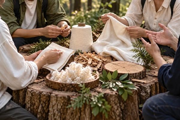 新素材「木糸」を活用し、“木を纏う”という新たな選択肢を提案！クラファン実施中