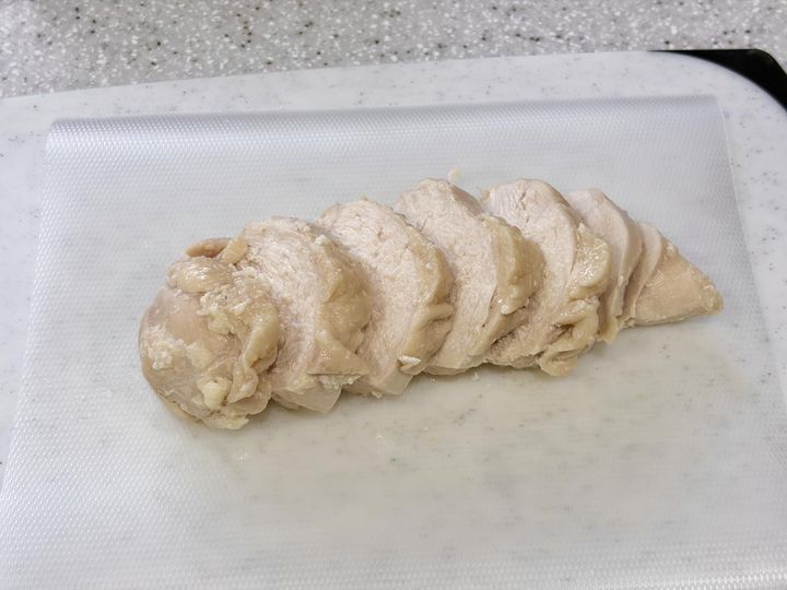 画像2: 20分後、サラダチキンが完成
