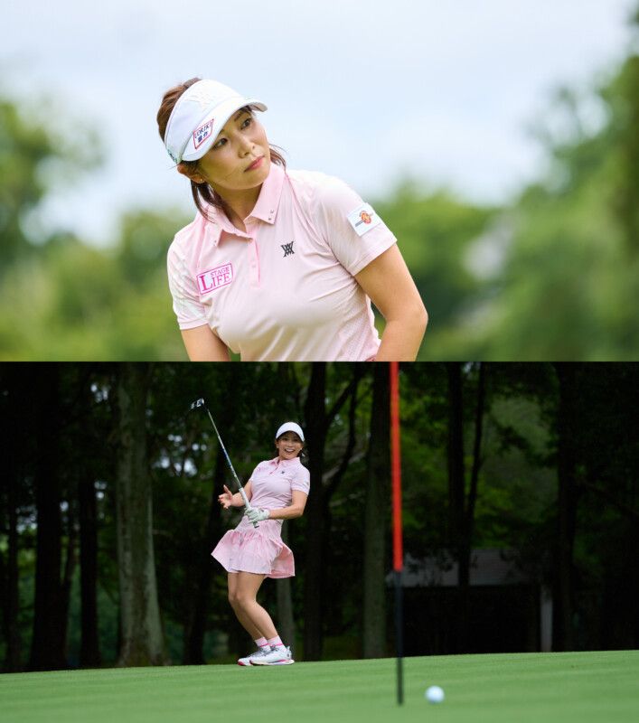 武井壮、人気女子プロと人生論を語る！パワフルなスイングも披露