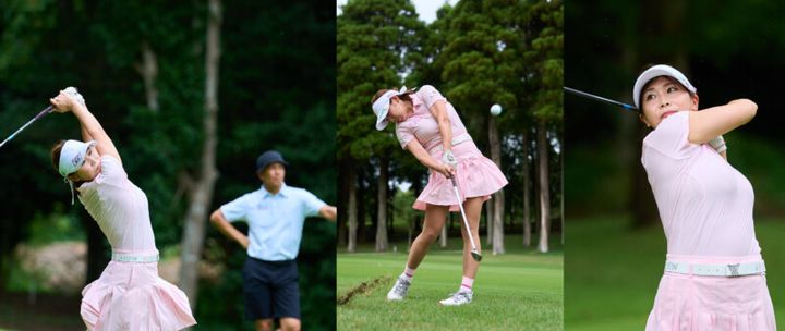 武井壮、人気女子プロと人生論を語る！パワフルなスイングも披露