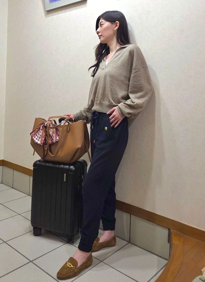 ポレーヌ「Cyme」を合わせた旅行コーディネート