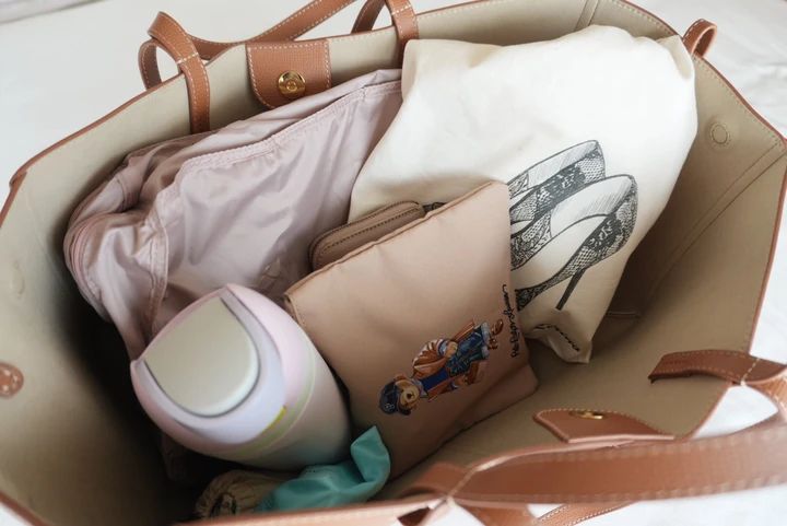 1〜2泊の旅行でポレーヌ「Cyme」に入れた荷物