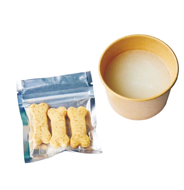 クッキー（600円）とヤギミルク（200円）
