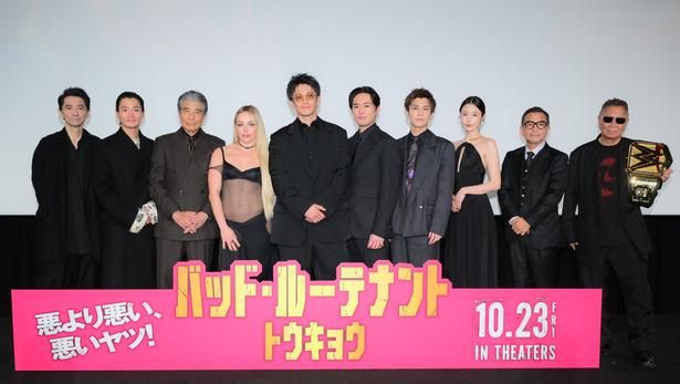 TOHOシネマズ新宿で行われた、「TOKYO プレミア舞台挨拶」