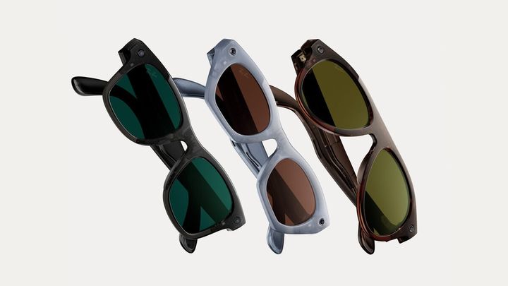 Ray-Ban Meta（Gen 3）は、よりスリムで洗練されたデザインと快適な装着感を追求した次世代モデル。定番のWayfarer（ウェイファーラー）に加え、Aviator（アビエーター）とZena（ゼーナ）がラインナップする。