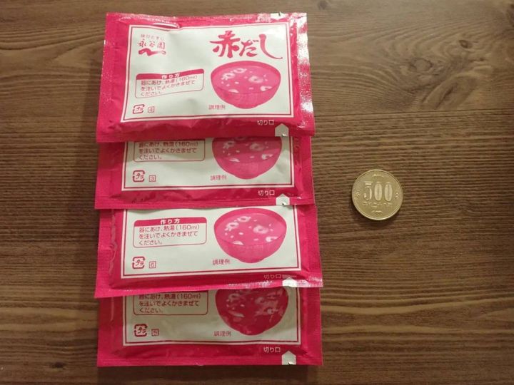 DAISO(ダイソー)：永谷園 赤だしみそ汁 36g(9g×4袋)