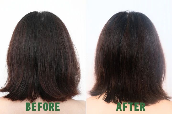 メロウナイトリペア ミルクヘアマスクを１カ月使った比較