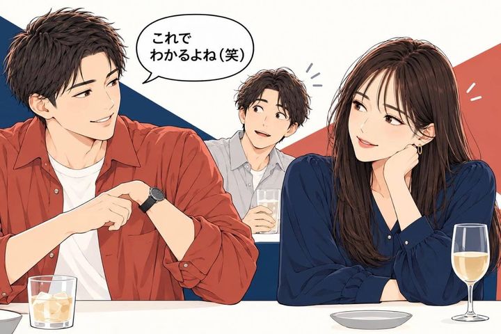 これでわかるよね（笑）男性は本命相手との“２人だけの合図”が増えると幸せを感じる