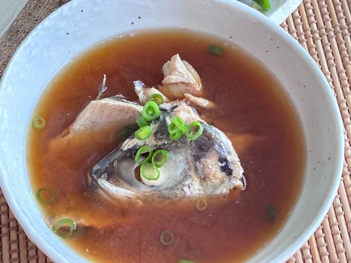 鯵のアラのみそ汁