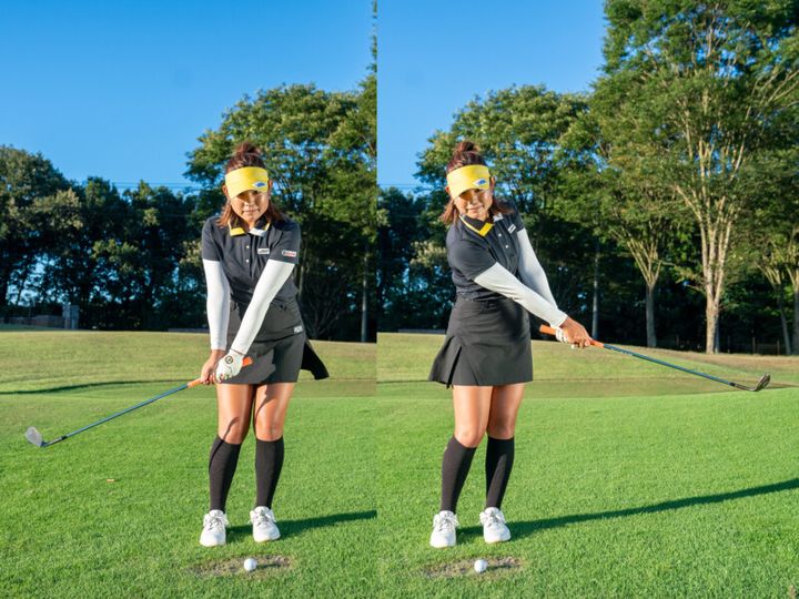 右足体重で打ってない？ザックリを出さずに寄せるコツ