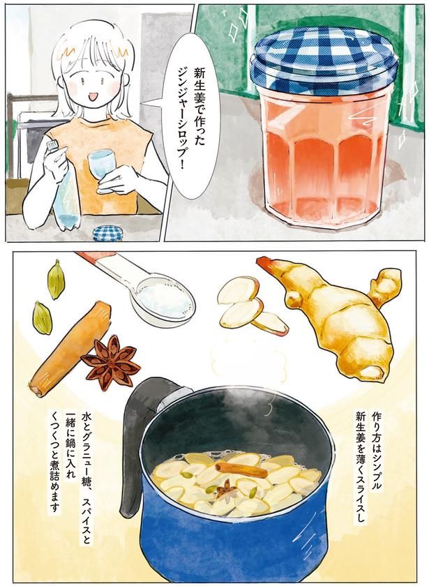 ジンジャーシロップ！ （C）にいざか にいこ／KADOKAWA
