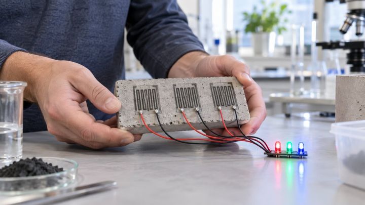 セメントの蓄電器は、電気と建物を両方支えられたのか？