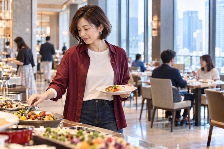 ビュッフェで“元を取ろう”と盛りすぎてない？ダイエット中に意識したい“組み合わせと量”