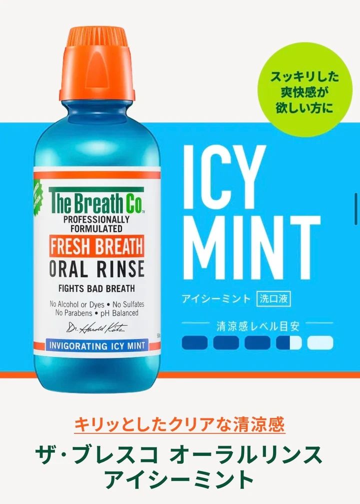 TheraBreath Fresh Breath Oral Rinse（Icy Mint）