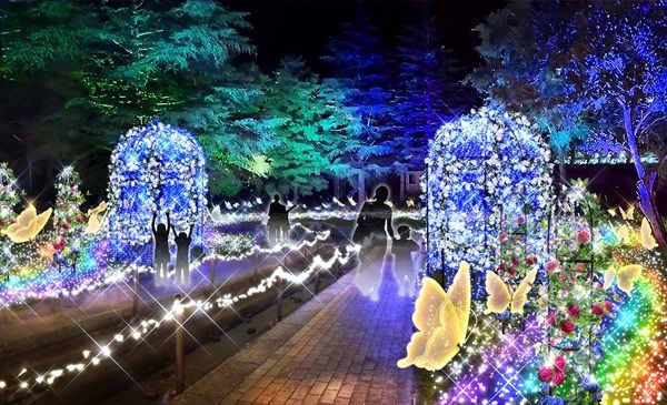 【静岡県伊豆市】「虹の郷イルミtheナイト2026」開催！もみじライトアップや打ち上げ花火も実施