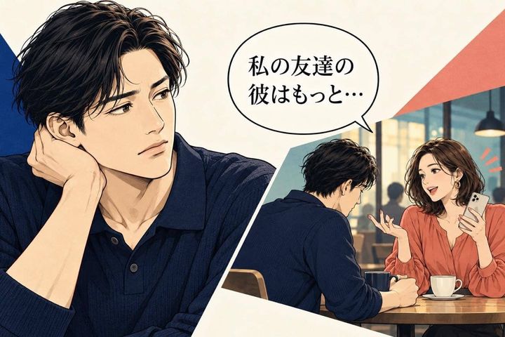 「友達の彼ならもっと…」つい“他の男”を出しちゃう女性が損している理由