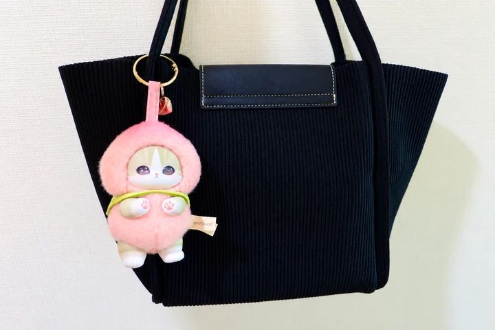 mofusandキラメッコ フルーツにゃんをバックにつけてみた