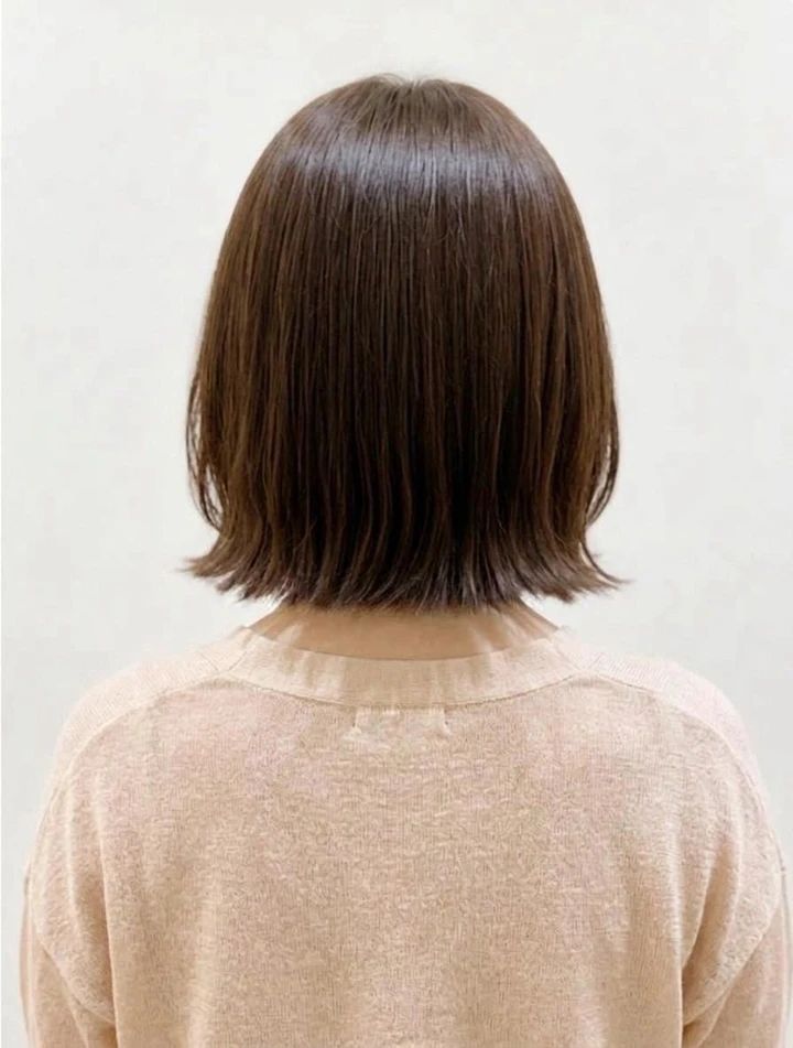 30代 髪型・ボブのバック
