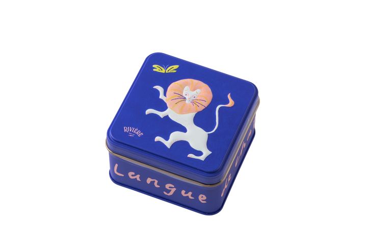 〈リビエール〉の「ラングドシャ」のライオン缶