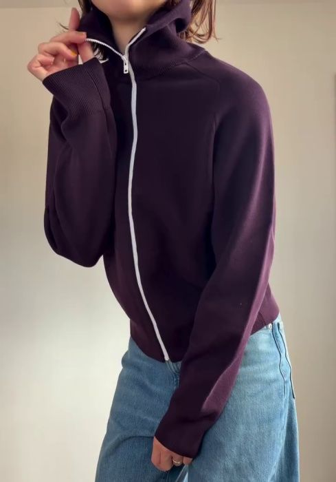 UNIQLO：C「ミラノリブフルジップカーディガン」