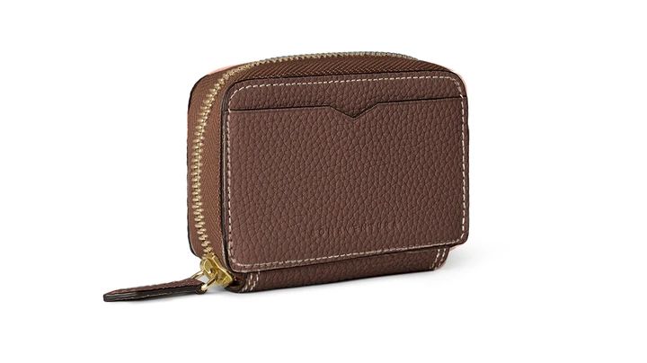ラウンドジップ スマートキーケース シュリンクレザー ￥42900
