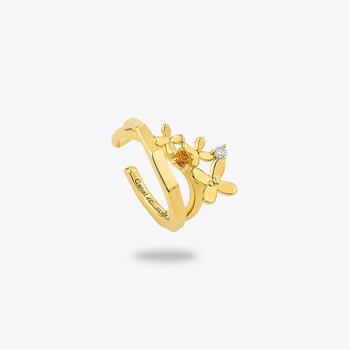SV925(YGc) Ear Cuff / Citrine / CZ ￥11000