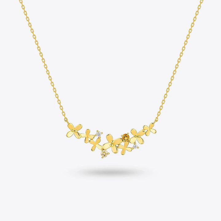 SV925(YGc) Necklace / Citrine / CZ ￥15950