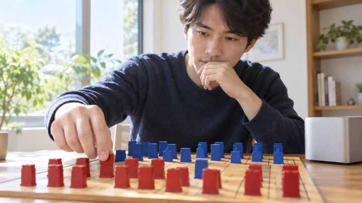 勝ち方は「冷静」そのもの、学習費用は桁違いに安かった