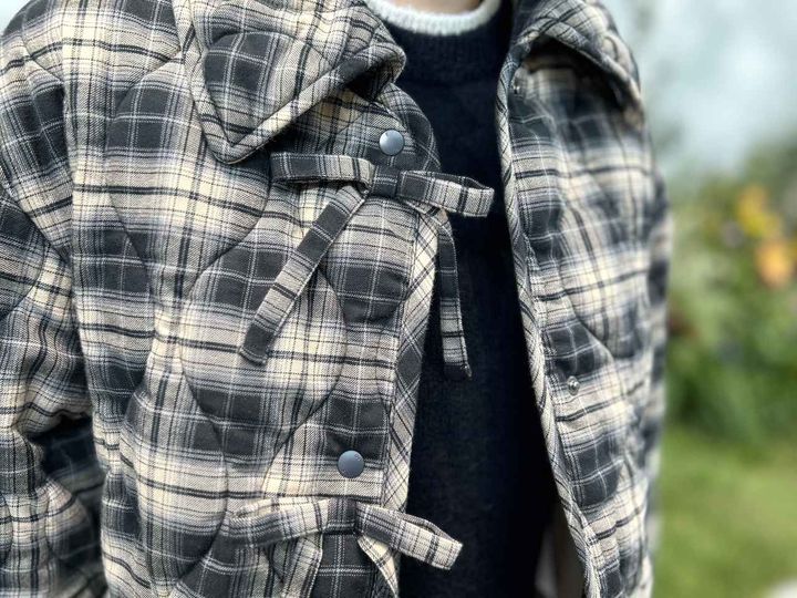 画像2: 【GU×rokh】パデッドキルティングブルゾン by rokh (スーパーオーバーサイズフィット) サイズS着用 ¥5,990 www.gu-global.com