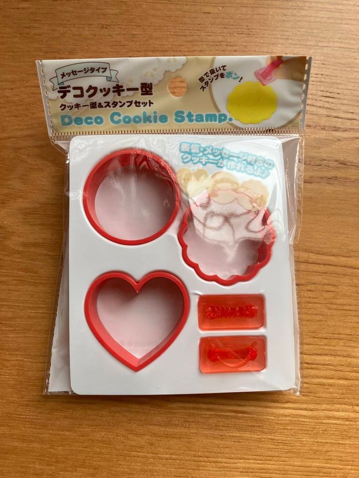 セリア：デコクッキー型 メッセージ