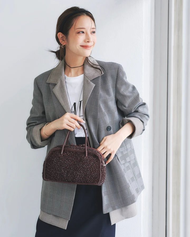 貴島明日香 バッグコーデ