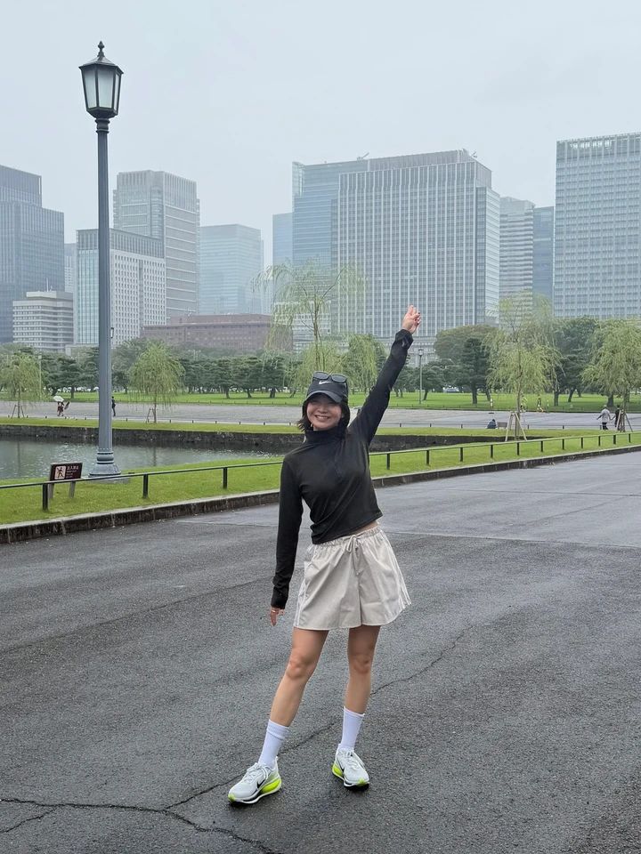 皇居ランの様子