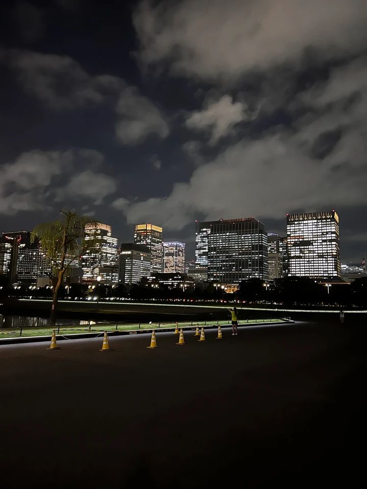 皇居ランでの景色