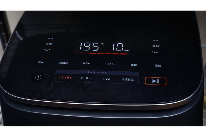 「COSORI TurboBlaze 6.0L ノンフライヤー」のデフォルト設定