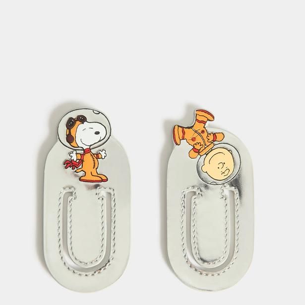 「Peanuts Space Snoopy & Charlie Brown ブックマーク[2個セット]」(2万7500円)