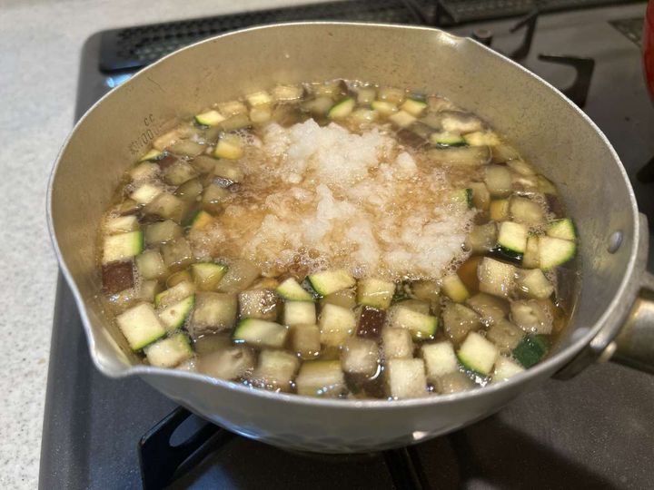 甘鯛の鱗焼き 野菜おろし 工程04