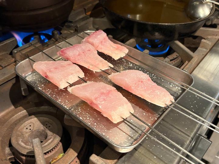 甘鯛の鱗焼き 野菜おろし 工程07