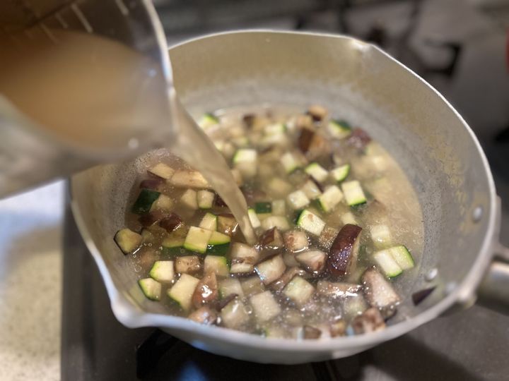 甘鯛の鱗焼き 野菜おろし 工程04
