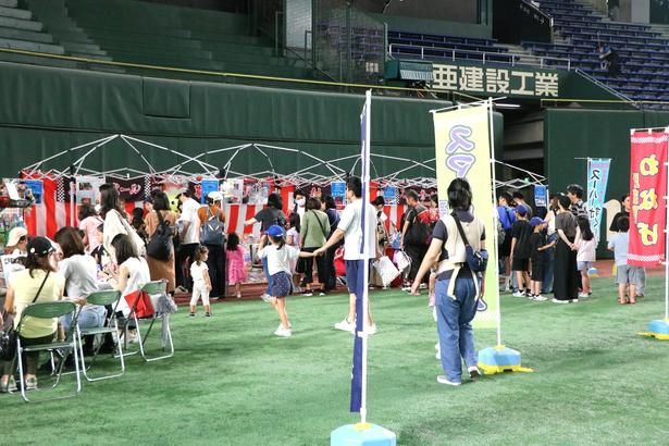 縁日コーナーも登場！運動以外にもさまざまな楽しみ方ができる