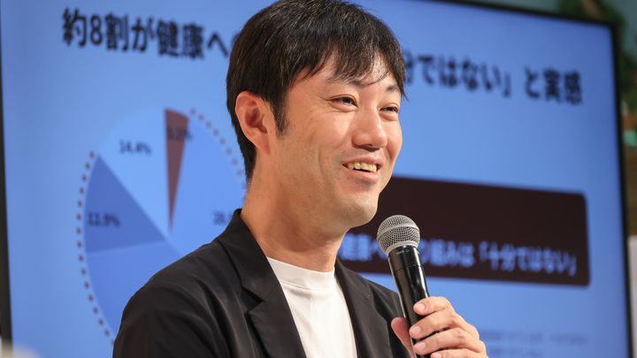 ネスレ発表会 予防医学研究者の石川善樹さん