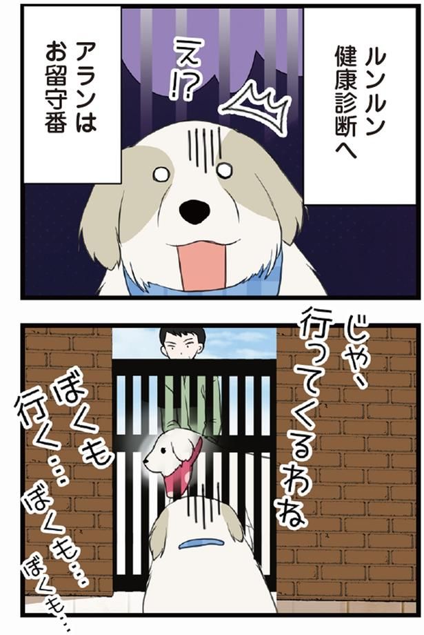 アランはお留守番 （C）今日のルンルン、ゆに／KADOKAWA