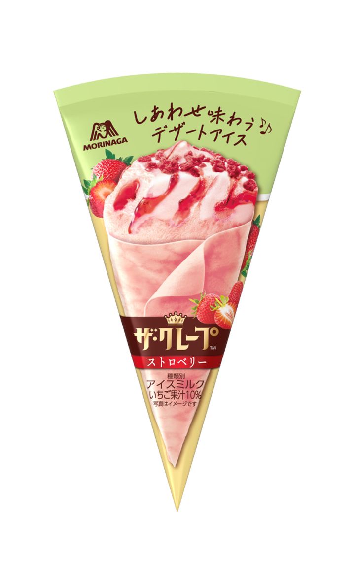 「ザ・クレープ＜ストロベリー＞」（税込 248円） ※消費税は8％計算 width=