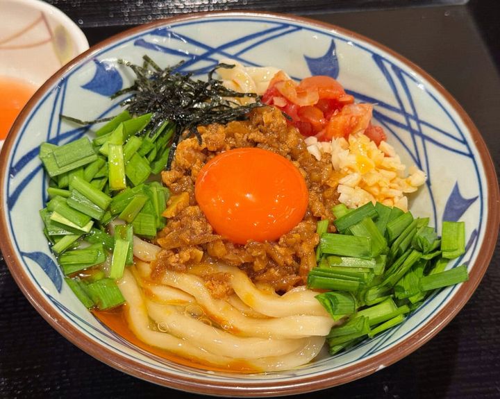 肉辛まぜうどん