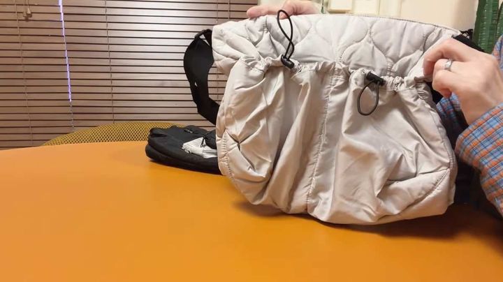 ダイソーのキルトバッグ＆ポーチ