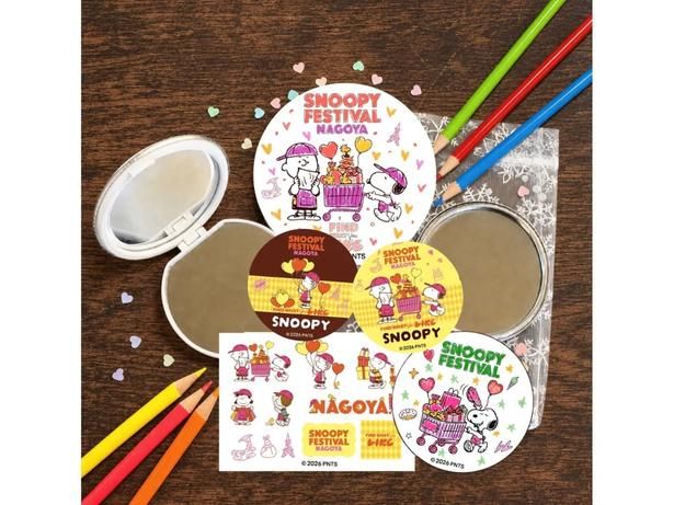 スヌーピー缶バッジ・ミラー作り ワークショップ