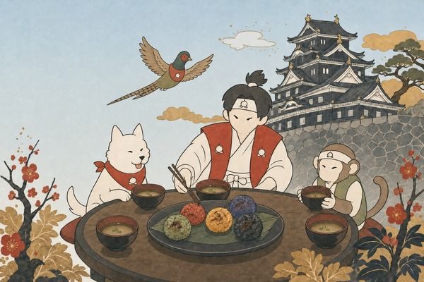 【岡山県岡山市】5色の焼きおにぎりを出汁へ“ぽん”。“食べる鬼退治”の「元祖おにぽん食堂」登場
