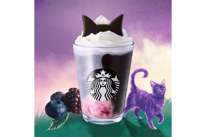 ブラックベリー ヨーグルト フラペチーノ 黒耳ver.（Tallサイズのみ）／＜持ち帰り＞￥717 ＜店内利用＞ ￥730（税込み）